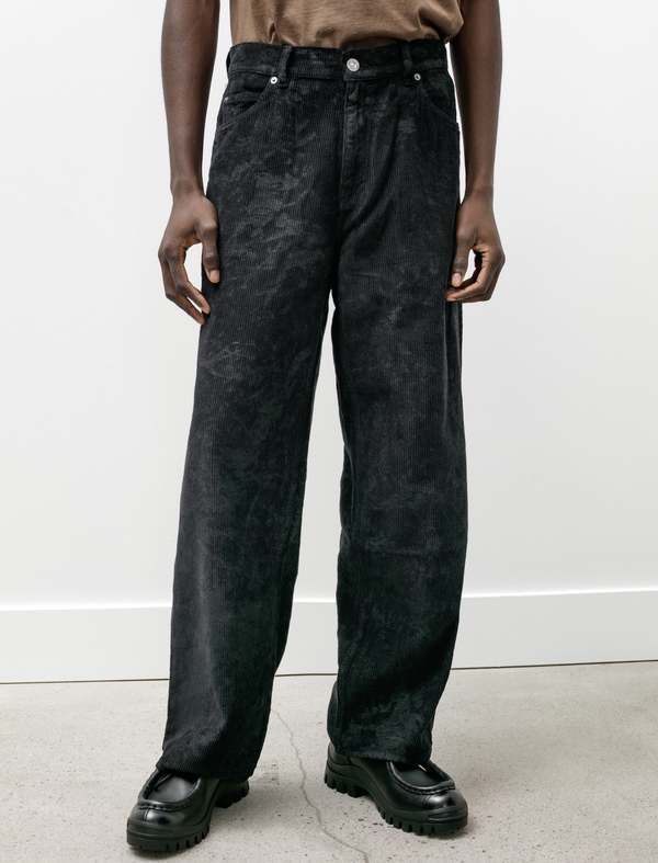 Our Legacy Vast Cut Coated Cord Pants - Black | Garmentory