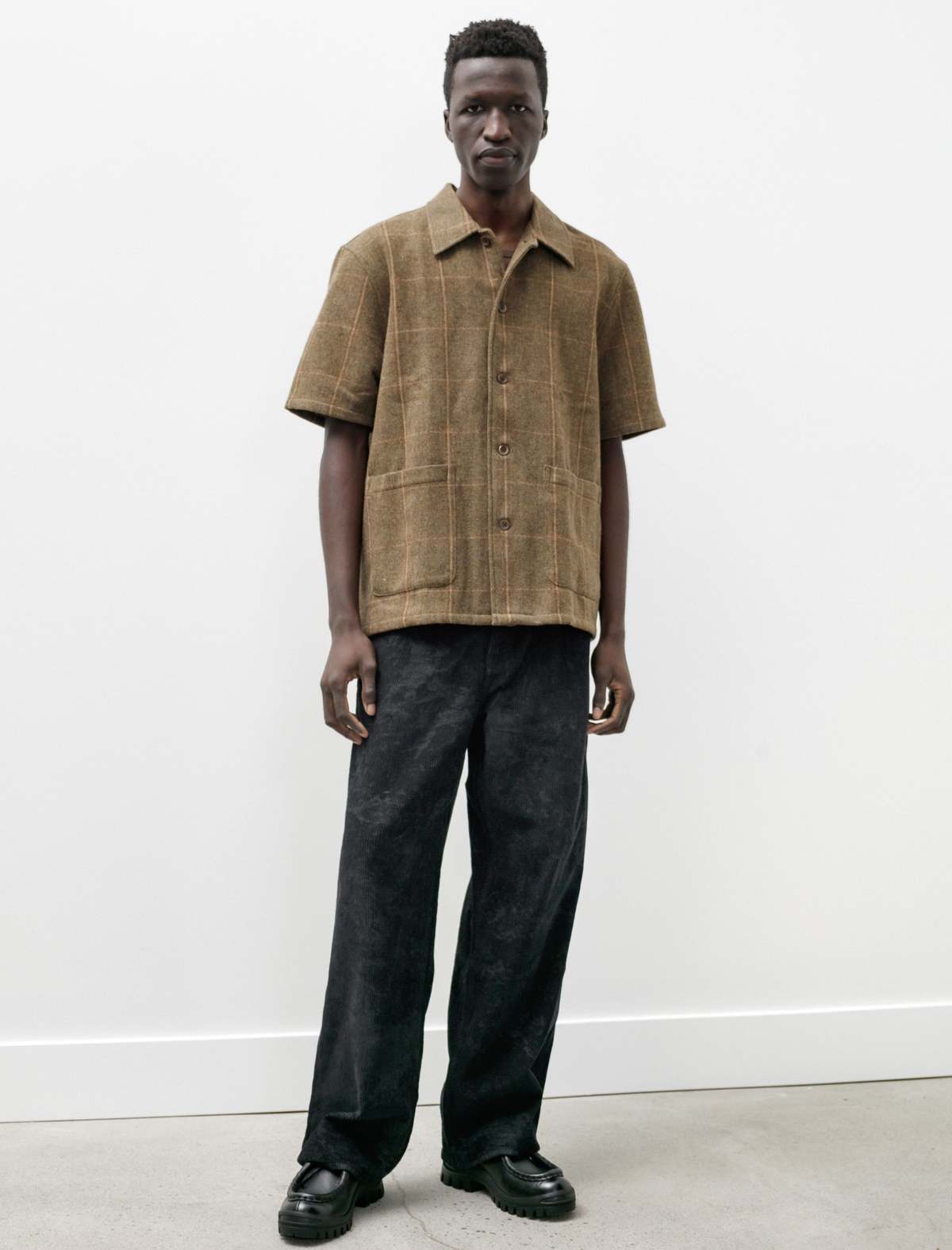 Our Legacy Vast Cut Coated Cord Pants - Black | Garmentory