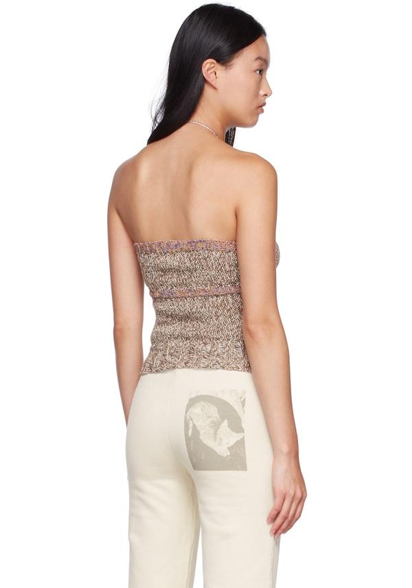 Paloma wool アートプリント フィットタンクトップ Sサイズ Paloma Wool Sofia Tank Top - Brown | Garmentory