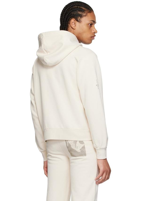 Paloma Wool Organic Cotton Zip-Up Sweatshirt - Ecru | Garmentory