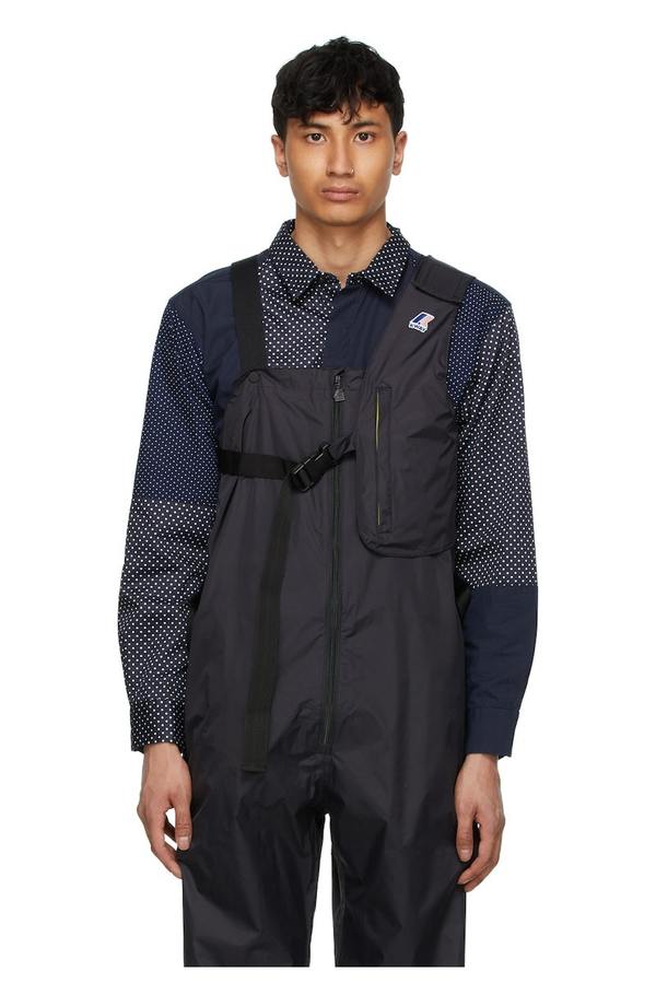 Lサイズ！ENGINEEREDGARMENTS × K-WAY オーバーオール Lサイズ