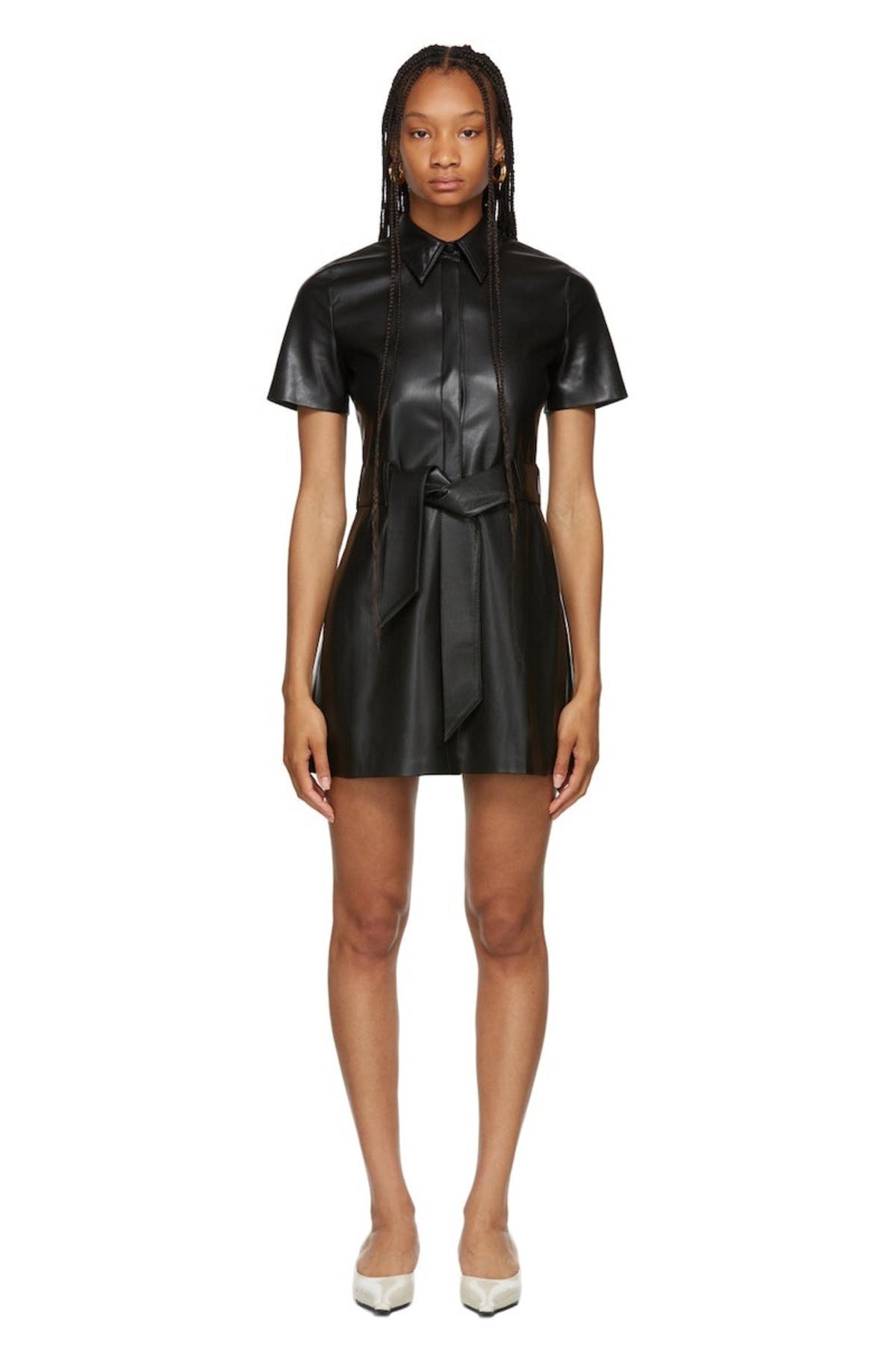 knee length dresses for ladies Ophelia Vegan Leather Dress main image 0