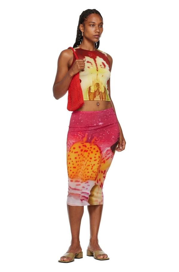 Paloma Wool Yellow & Red 'The Gate' Tank Top | Garmentory