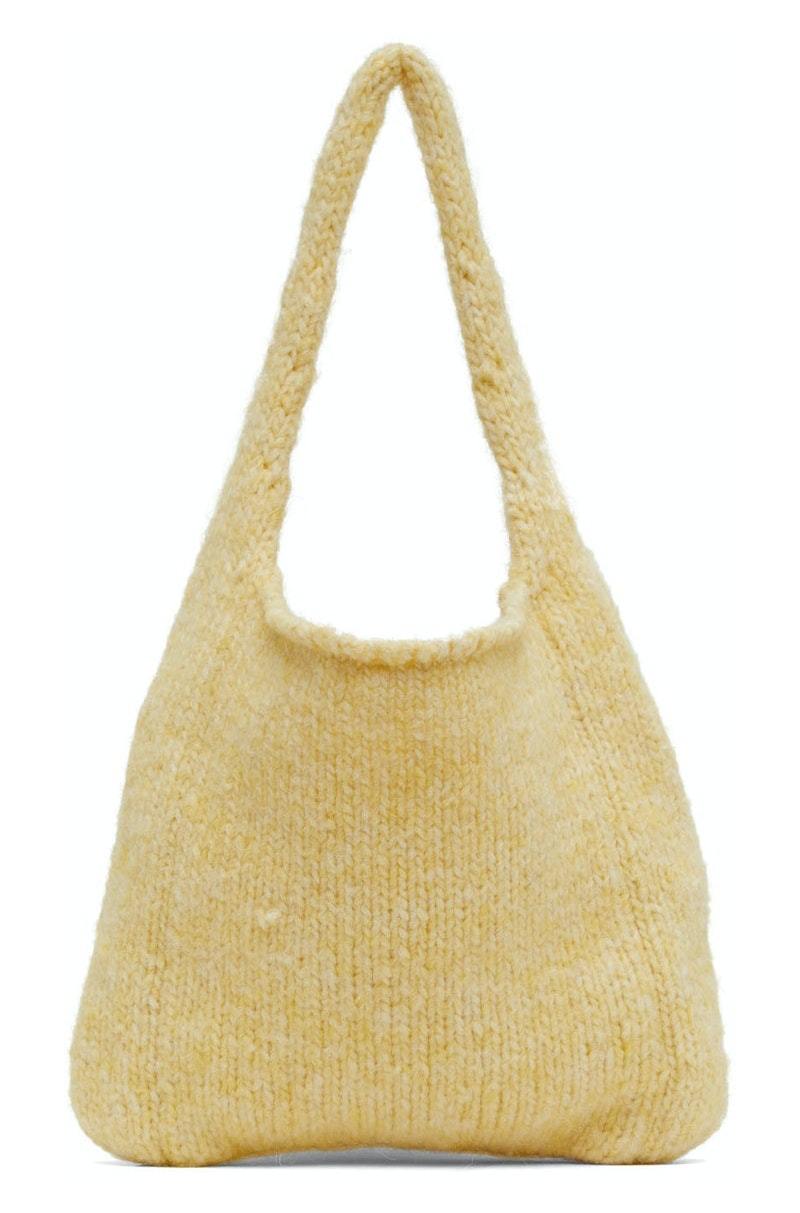 Paloma Wool Bolsni II Knit Bag - Pastel Yellow | Garmentory
