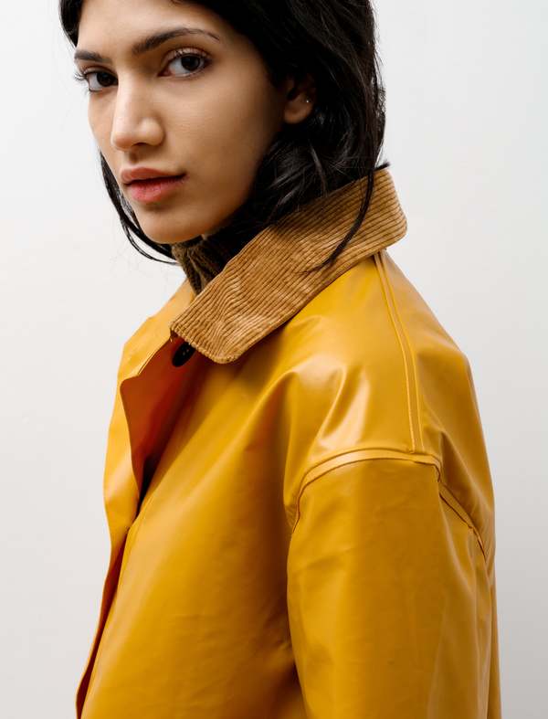 Margaret Howell MHL Welded Mac PVC Coating Jacket - Ochre | Garmentory