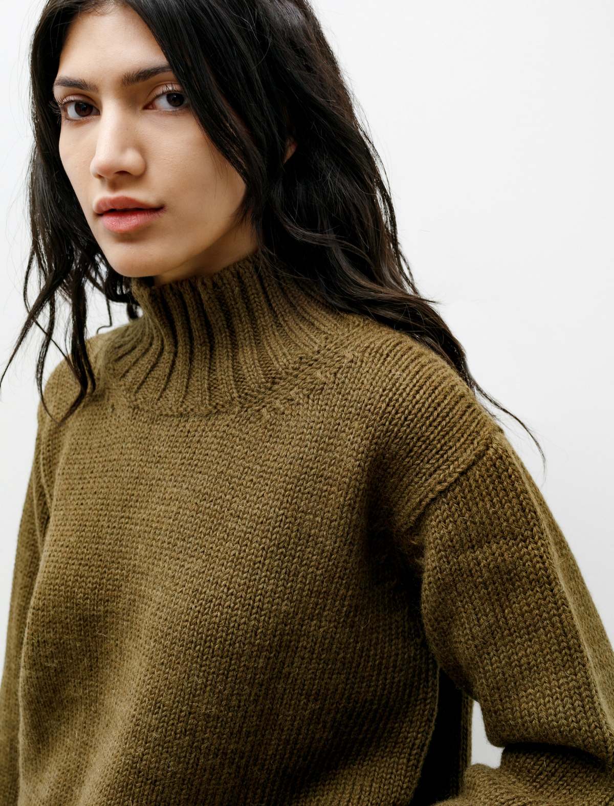 Margaret Howell MHL Wide Neck British Wool Thicket Sweater