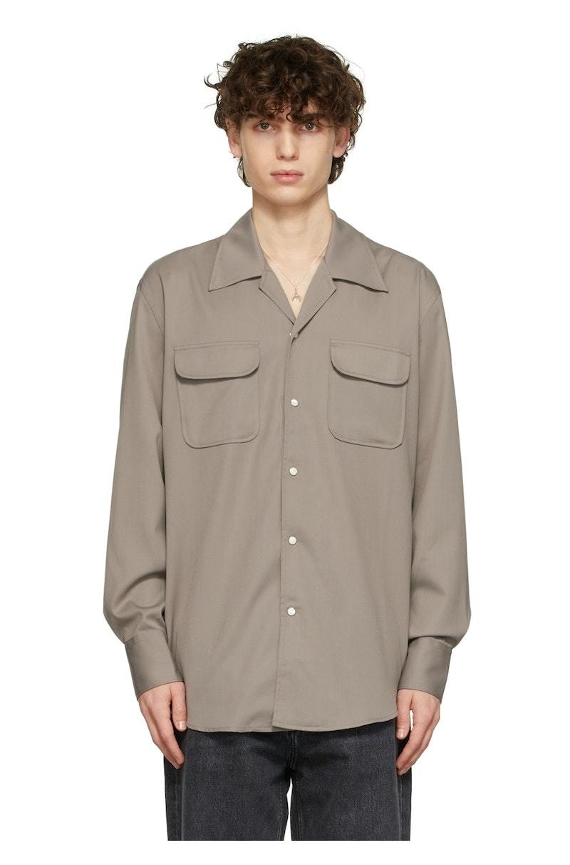 トップス OUR LEGACY POCO SHIRT Our Legacy - Poco Shirt Pink Fluid Wool