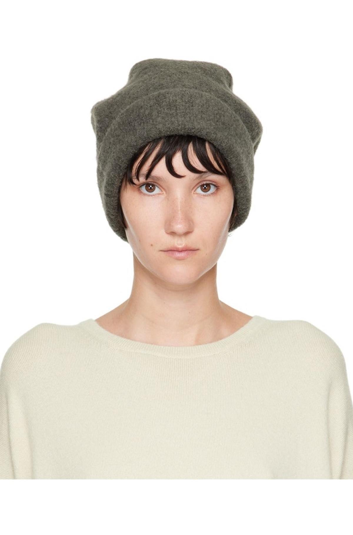 【SALE】laurenmanoogian⭐︎BEANIE Lauren Manoogian Gray Fold Hat Beanie | Garmentory