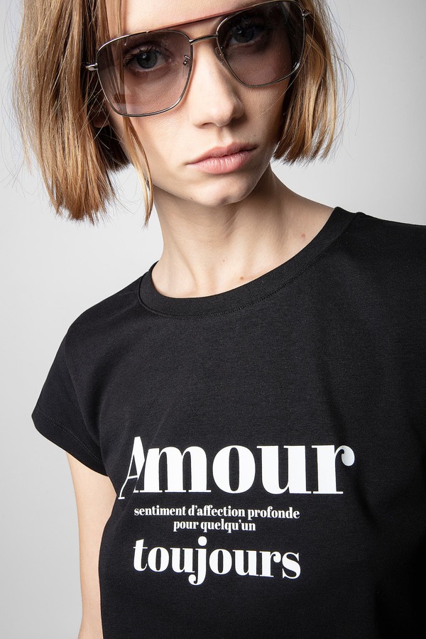 ALYS MULTICUSTO STRASS TSHIRT - Zadig et Voltaire Australia