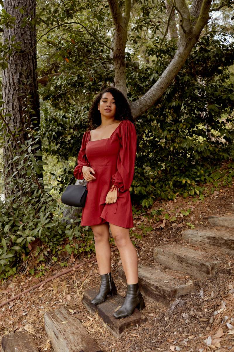 Autumn Dress in Brick | Garmentory