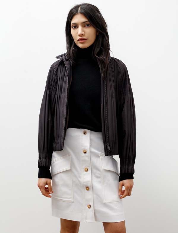 Pleats Please by Issey Miyake Padded Pleats Jacket - Charcoal