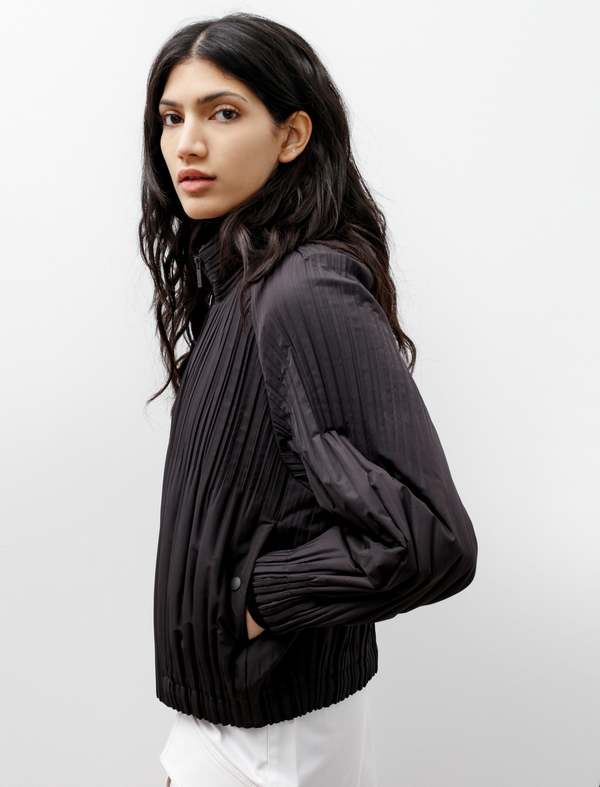 Pleats Please by Issey Miyake Padded Pleats Jacket - Charcoal