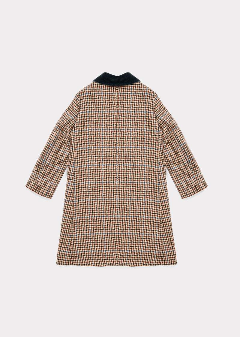 kids Caramel BEAR COAT - Beige Check | Garmentory 
