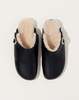 Shearling Clog in Kohl - Thumbnail 2
