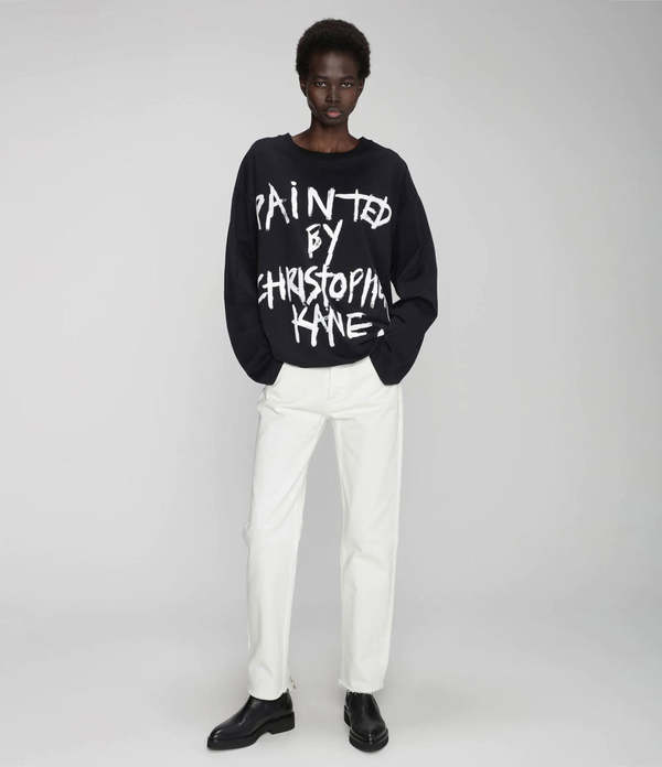 Christopher Kane Painted By Christopher Kane Long Sleeve T-Shirt