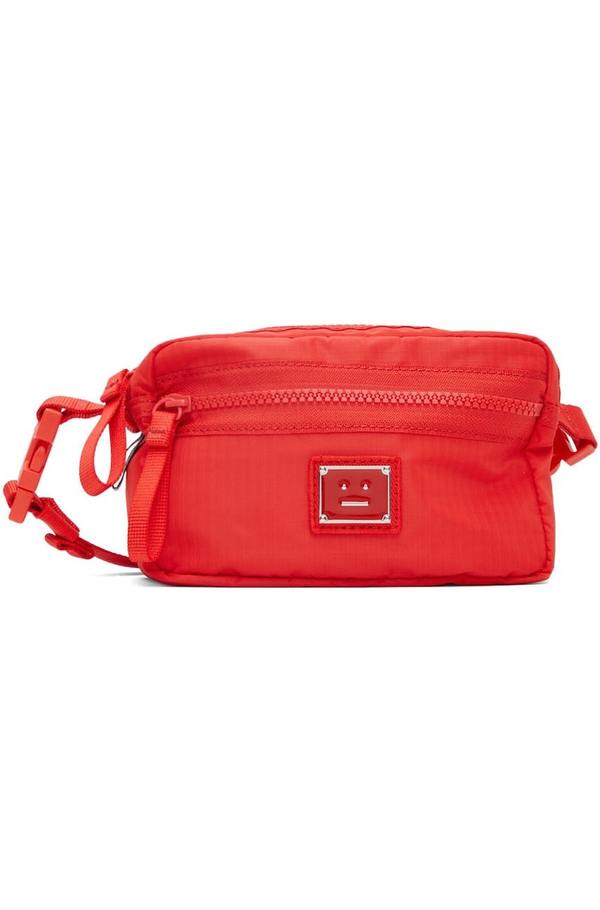 Acne Studios Crossbody Pouch Red Garmentory