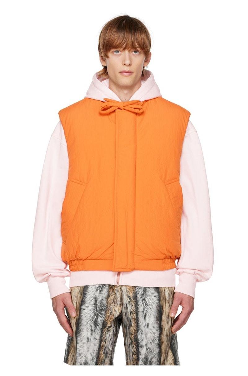 Acne Studios Padded Vest - Pumpkin Orange | Garmentory