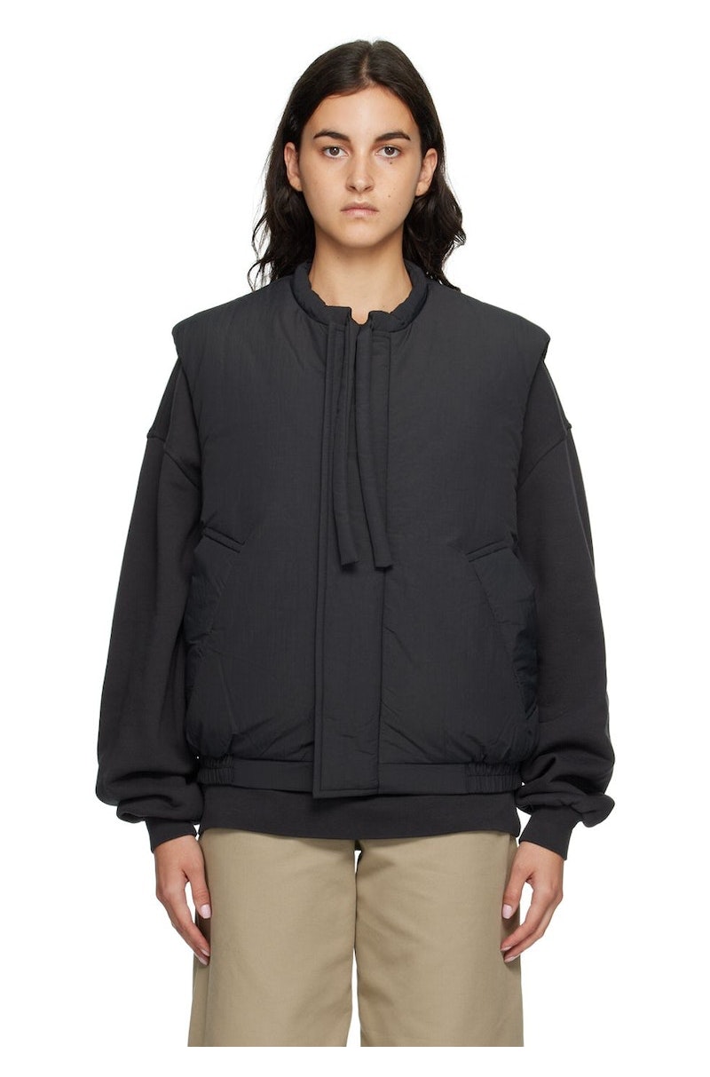 【2025福袋】 Acne-Studios-Osal-Vest---Black ジャケット・アウター