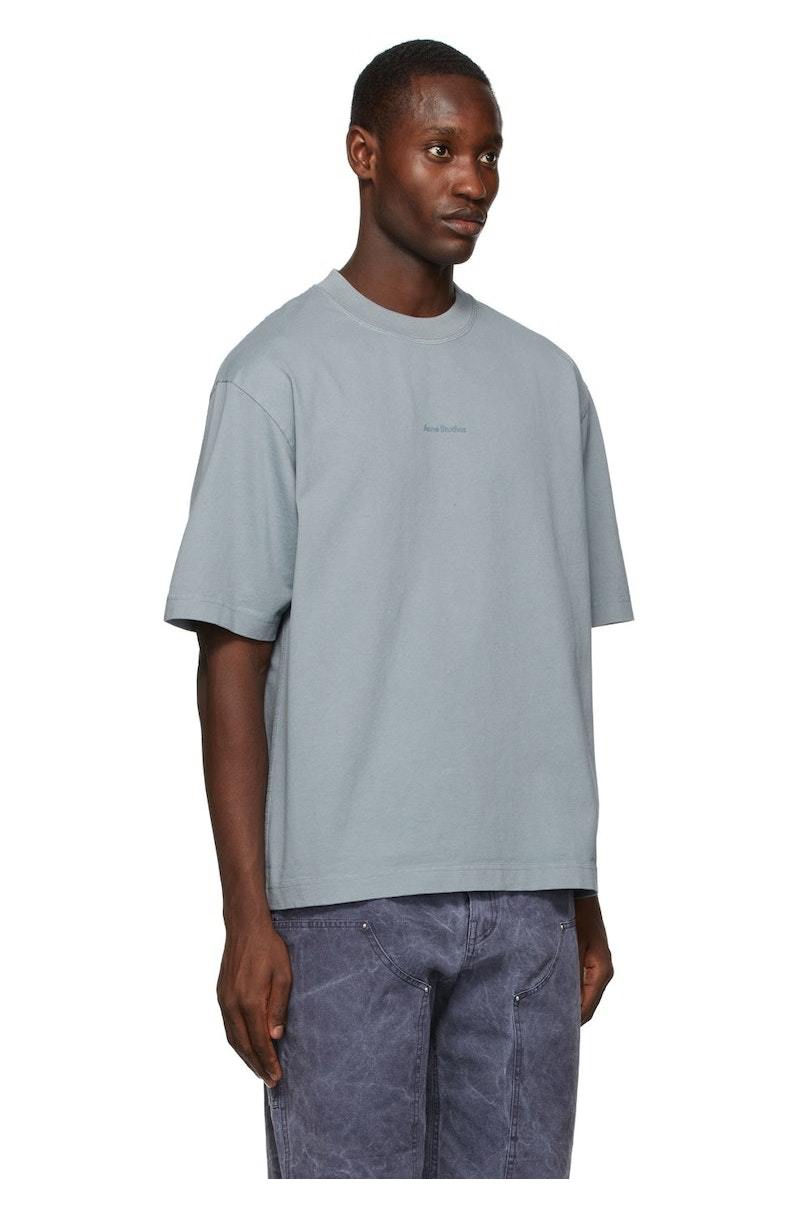 Acne Studios Logo T-Shirt - Grey | Garmentory