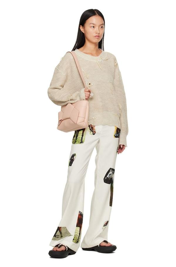 Acne Studios Martin Laborde Edition Horse Girl Trousers - White
