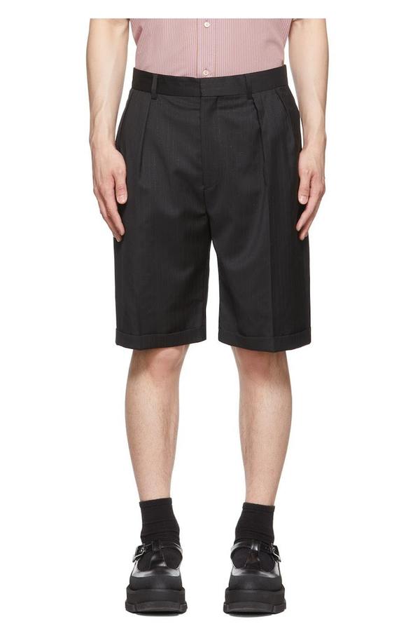Acne Studios Wool Shorts - Black | Garmentory