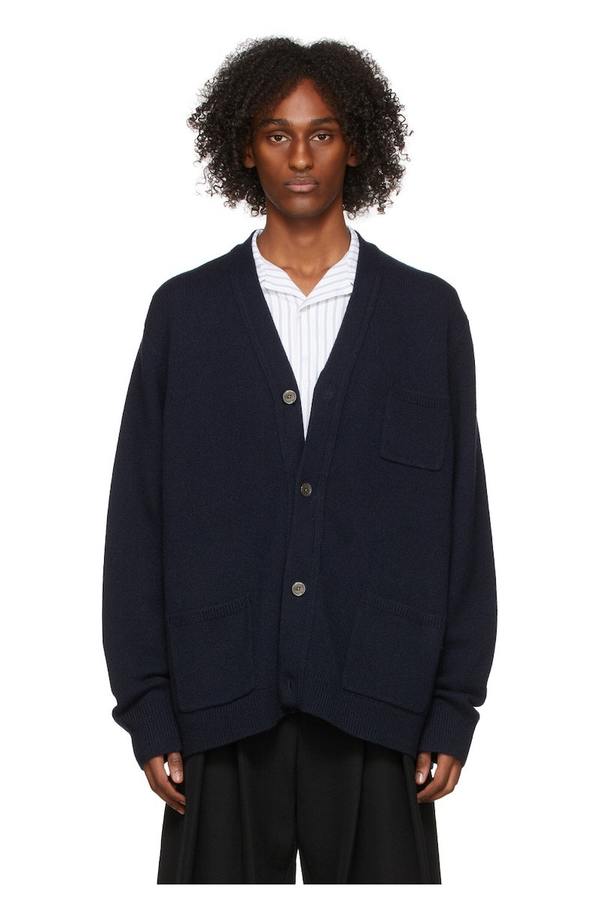 特価良品 Acne Studios ネイビー カーディガン 【公式通販】