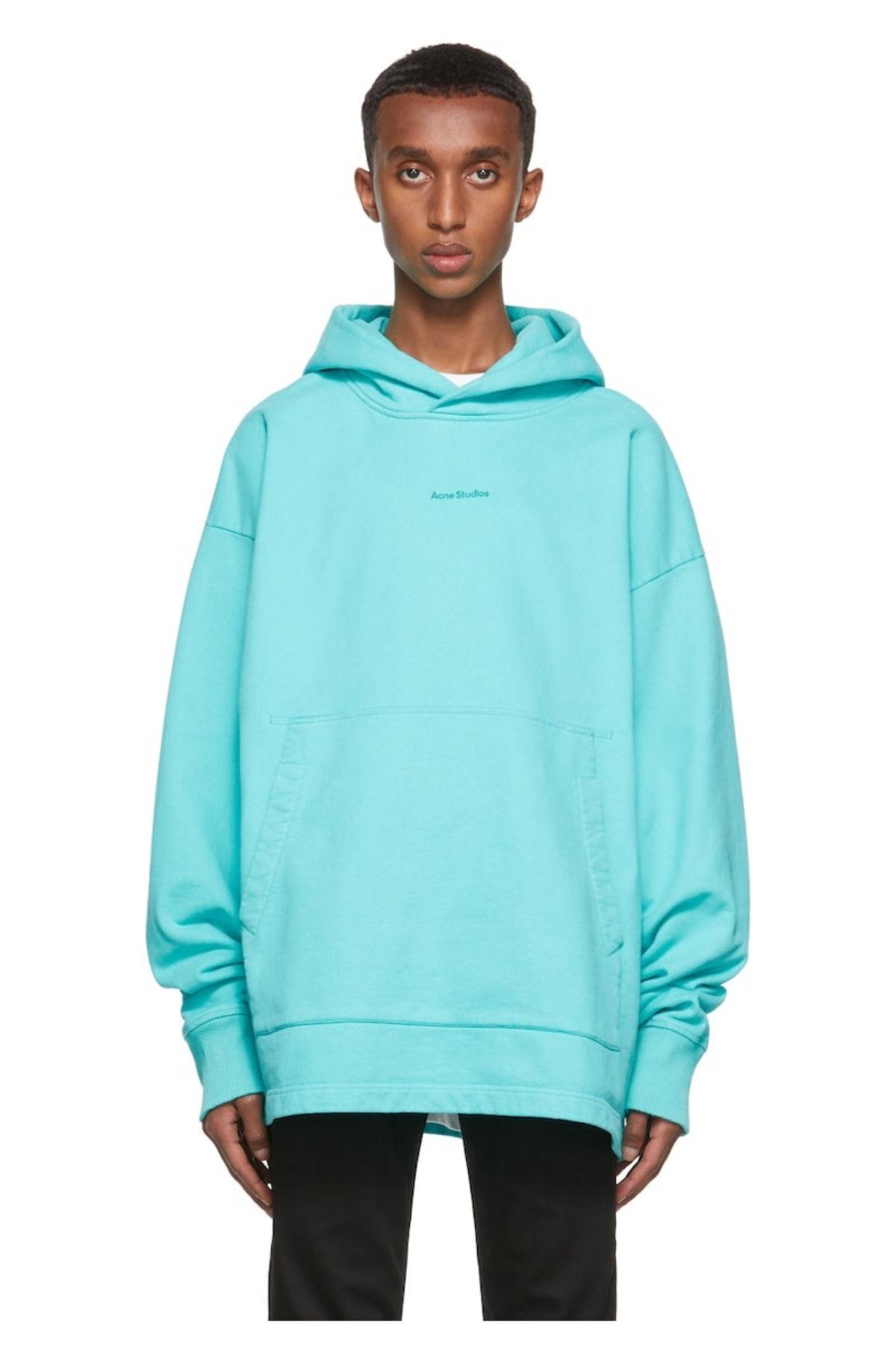 国内発送☆ACNE STUDIOS☆HOODIE/GREEN ACNE STUDIOS 'STOCKHOLM' LOGO OVERSIZED HOODIE. (L) – SEVENUES.