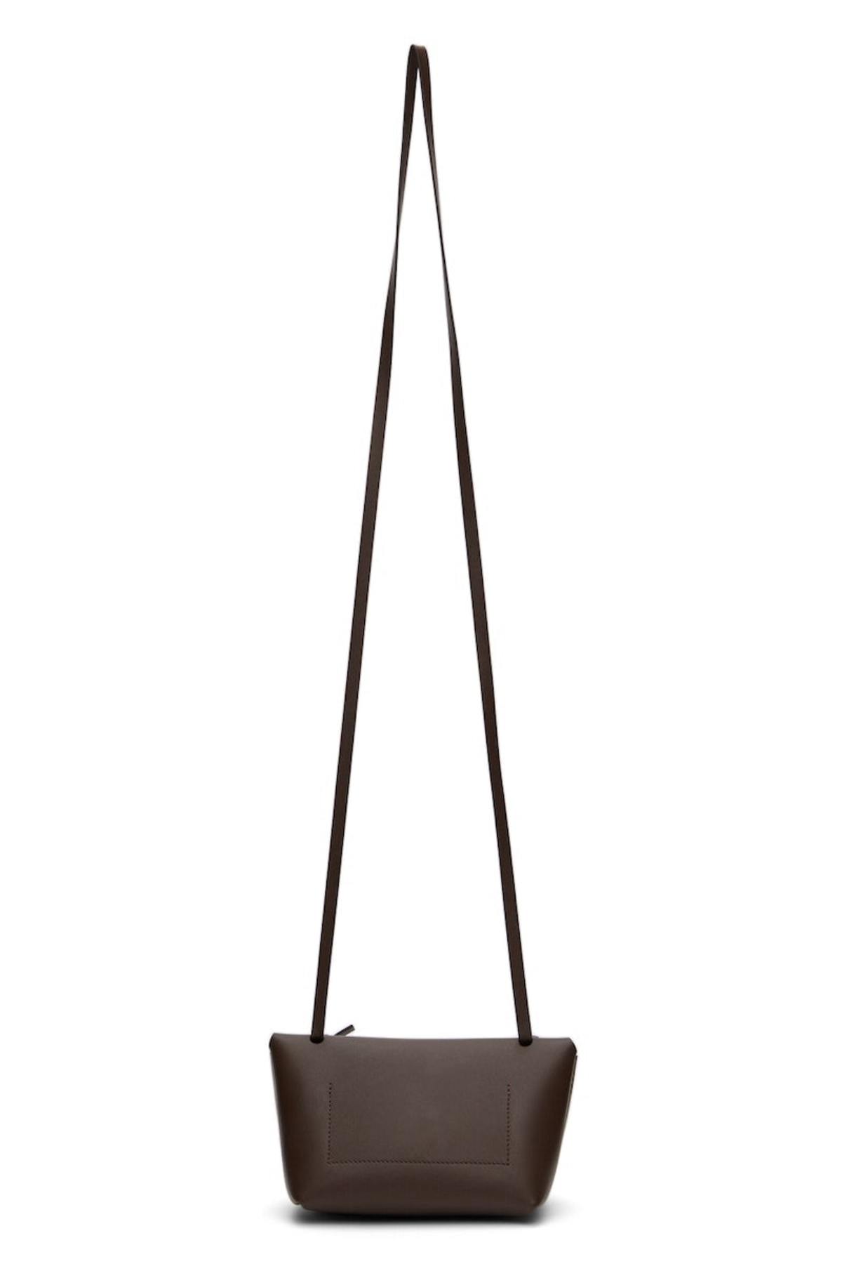 Acne Studios Knotted Strap Bag Dark Brown Garmentory