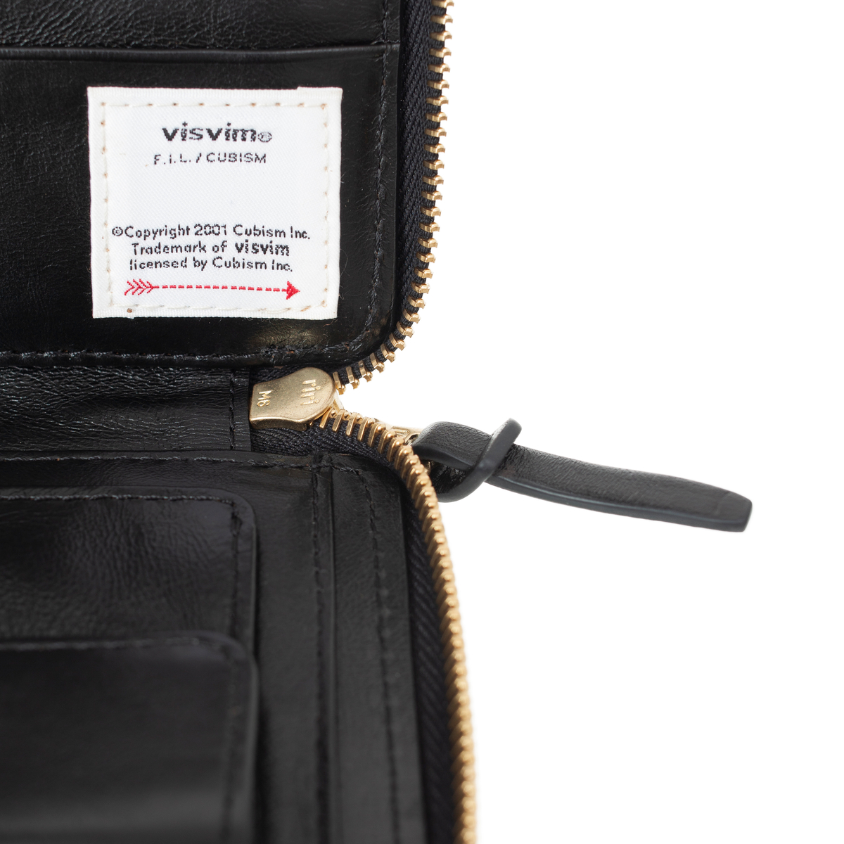 Visvim Leather Long Wallet - Black | Garmentory