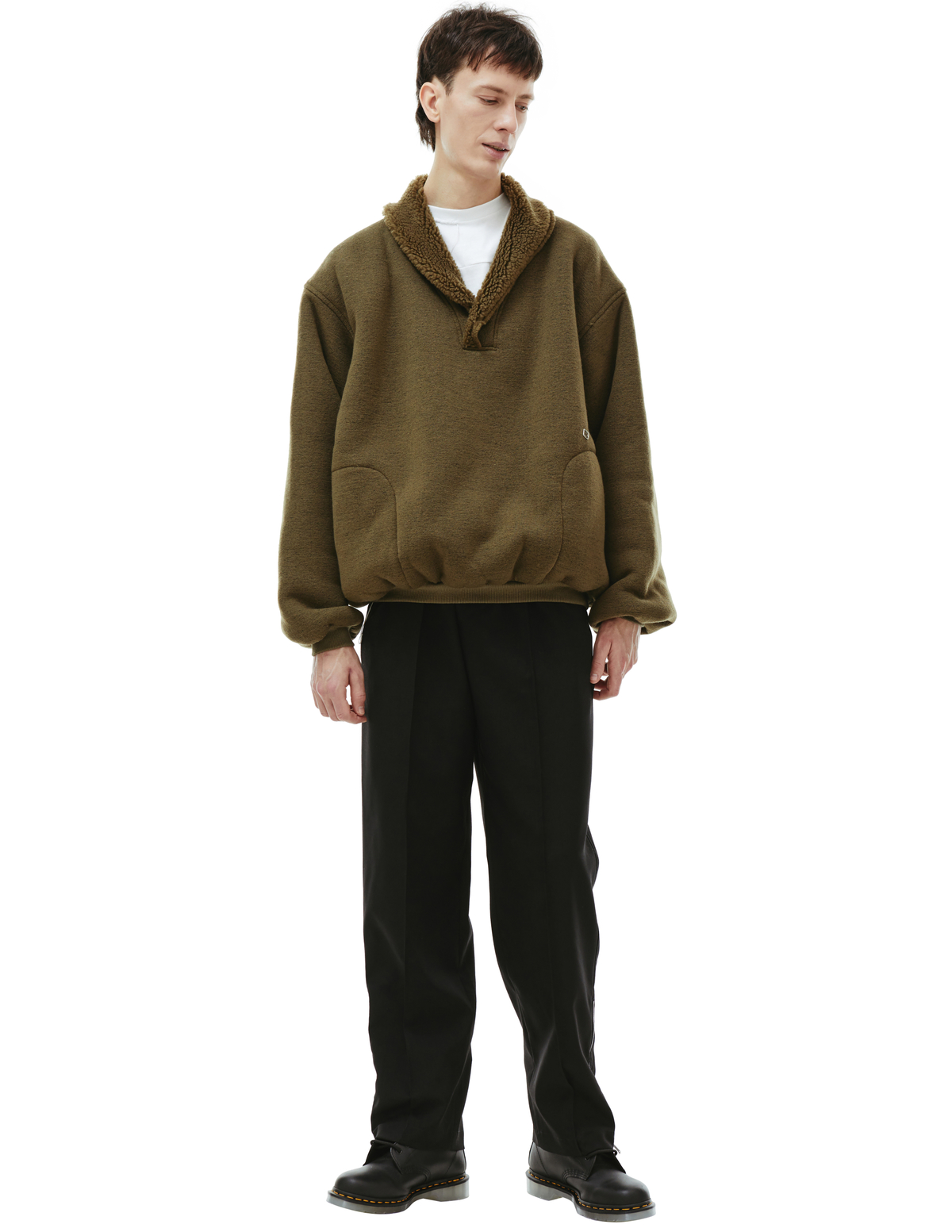 Children of the discordance Oversized Boa Jacket - Green | Garmentory