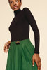 Kamperett Dagmar Pleated Silk Skirt - Thumbnail 1