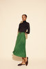 Kamperett Dagmar Pleated Silk Skirt - Thumbnail 3