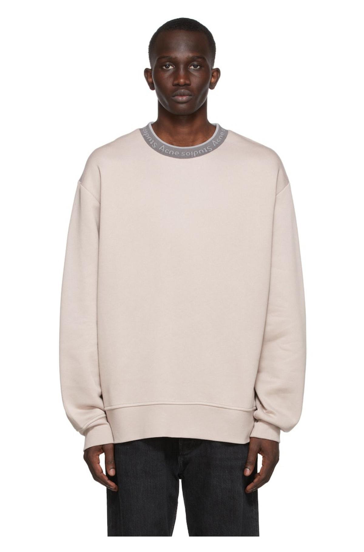 トップス Acne Studios SWEATSHIRTS Acne Studios - Sweater printed logo - Moss Green