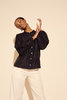Kamperett Ferou Silk Linen Top - Thumbnail 3
