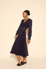 Kamperett Ellie Midi Wrap Dress - Thumbnail 5