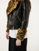 Shrimps Womens Maisie Biker Jacket - Yellow Leopard - Thumbnail 6