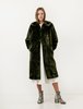 Shrimps Womens Patrick Coat - Moss Green Leopard - Thumbnail 3