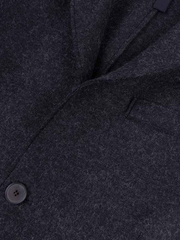 Harris Wharf Two Button Blazer Pressed Wool - Anthracite Harris Wharf Two Button Blazer Pressed Wool - Anthracite