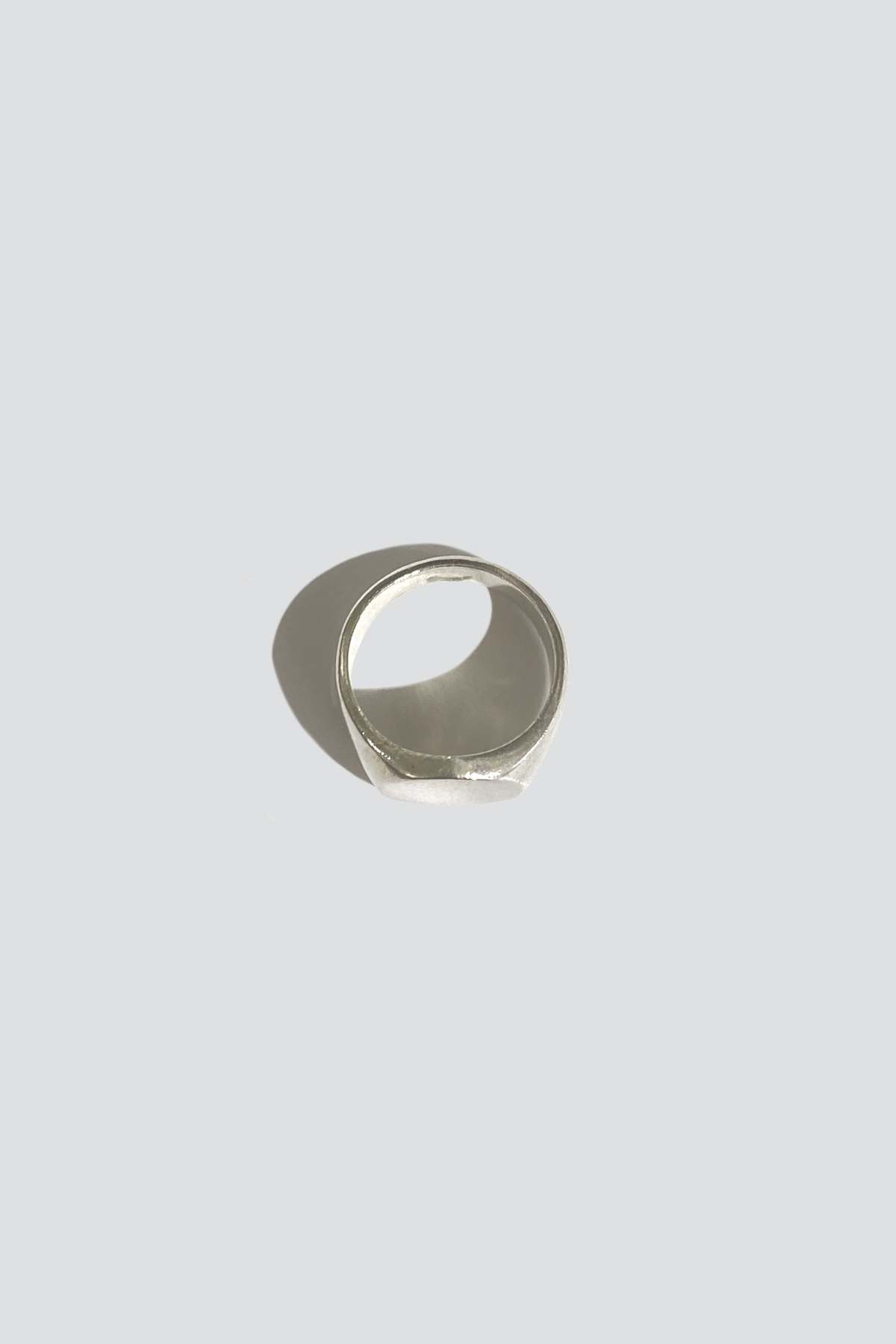 Solid 925 Sterling Silver Men's Ring Square Classic Simple Finger Rings for Men and Women Couples Wedding Ring Jewelry, 6 UK, Metal, No Gemstone