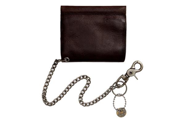 RRL Leather Rider Wallet With Chain - Dark Brown | Garmentory