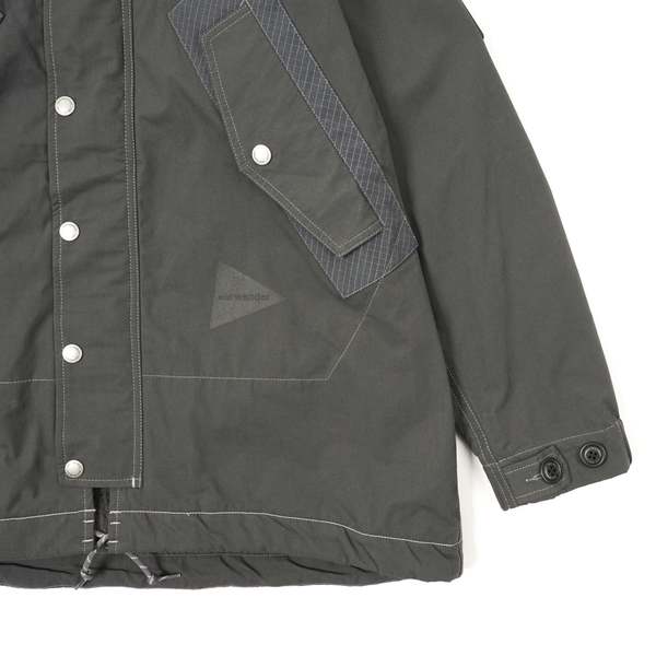 and wander DANNER X AND WANDER PARKA - CHARCOAL | Garmentory