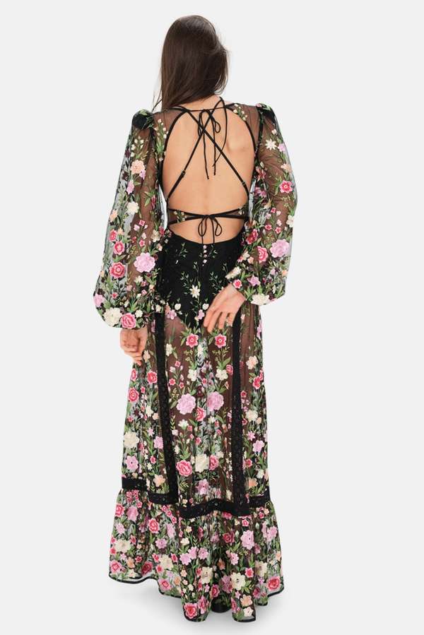 chinese dress ladies FREE PEOPLE Convertible LUNA Floral Maxi Skirt