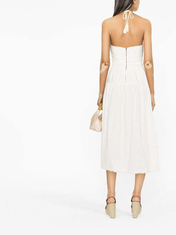 sachin and babi light blue dress Sale: Strappy poplin halter dress - STACIE FLINNER main image 1