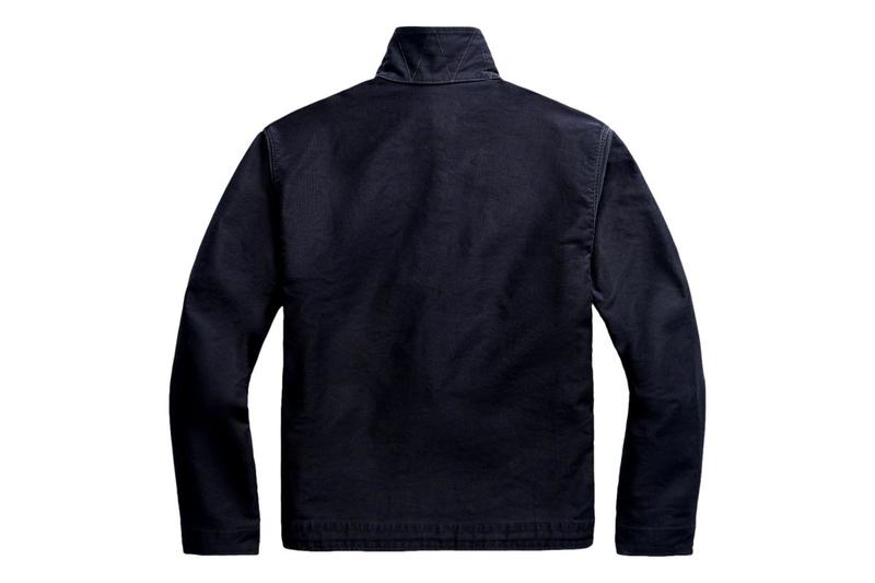 RRL Jungle Cloth Deck Jacket - Dark Navy | Garmentory