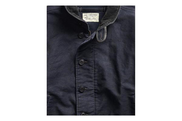 RRL Jungle Cloth Deck Jacket - Dark Navy | Garmentory