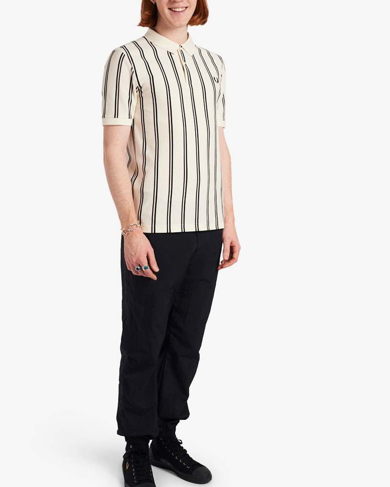Fred Perry Polo Vertical Stripe Shirt Crudo Garmentory