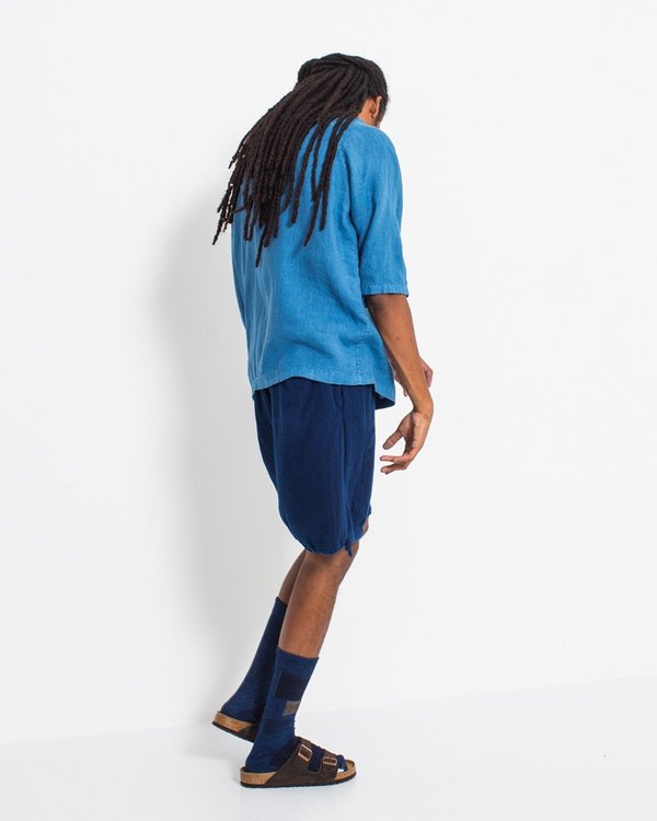 Blue Blue Double Gauze Lantern Shorts Blue Blue Double Gauze Lantern Shorts