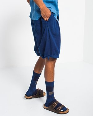 Blue Blue Double Gauze Lantern Shorts Blue Blue Double Gauze Lantern Shorts