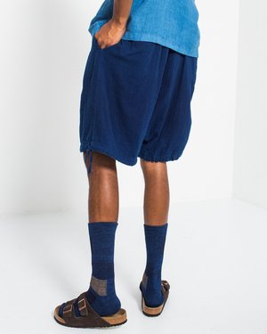 Blue Blue Double Gauze Lantern Shorts Blue Blue Double Gauze Lantern Shorts
