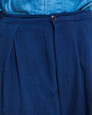 Blue Blue Double Gauze Lantern Shorts Blue Blue Double Gauze Lantern Shorts